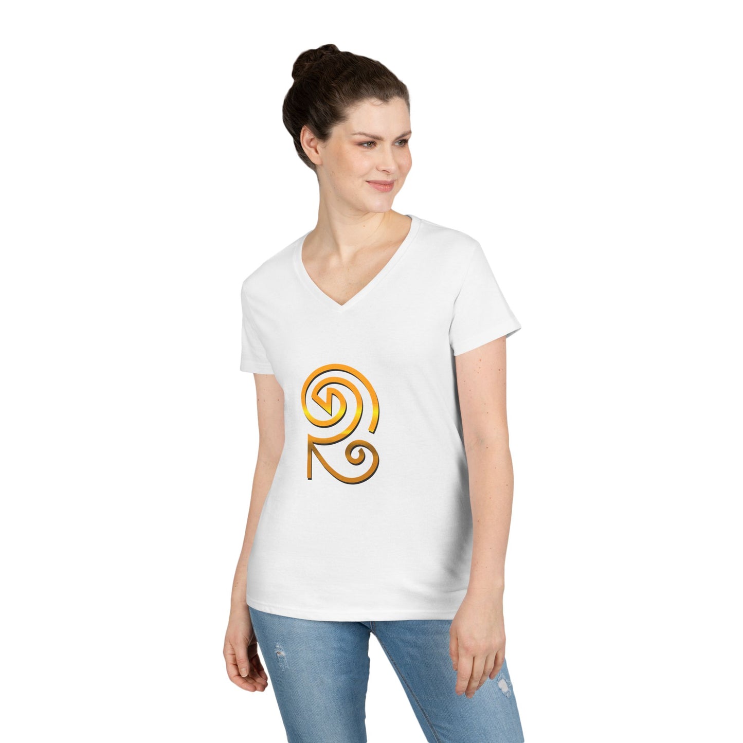 Book of Rasheeda Ladies' V-Neck T-Shirt - Mystic Temple