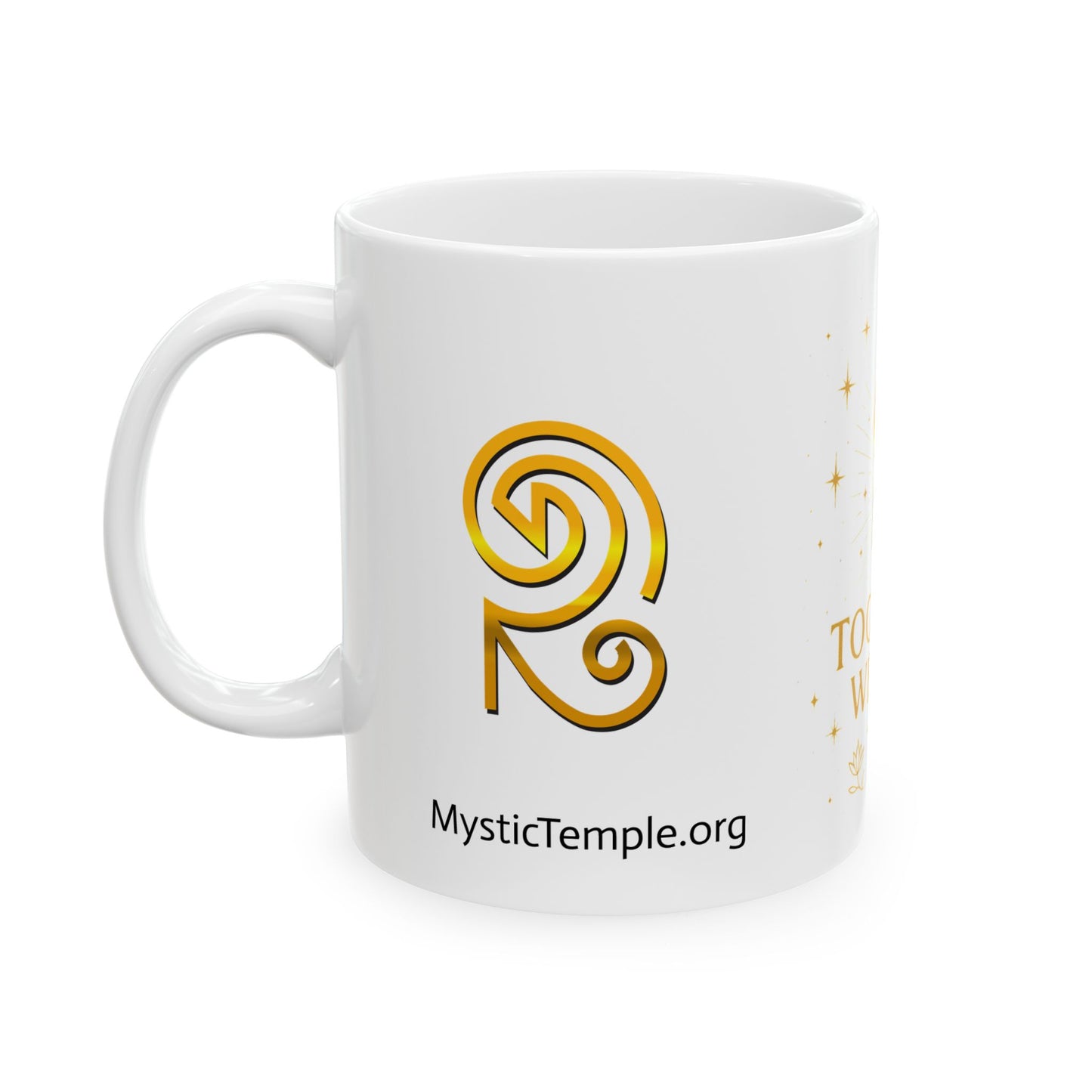 Inspirational Ceramic Mug - "Together We Rise" -Mystic Temple