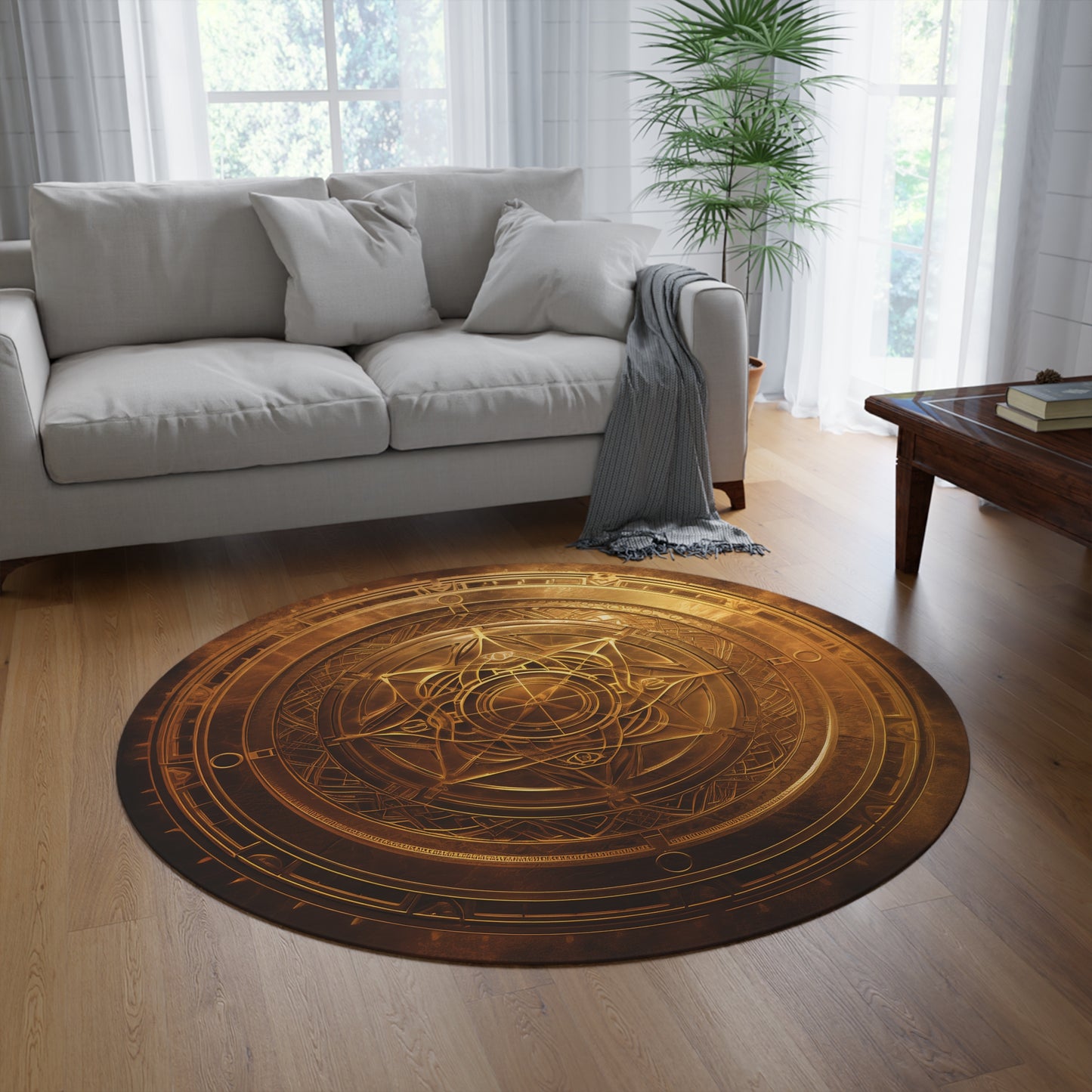Portal to the Ancestors Round Cermony/Ritual Rug