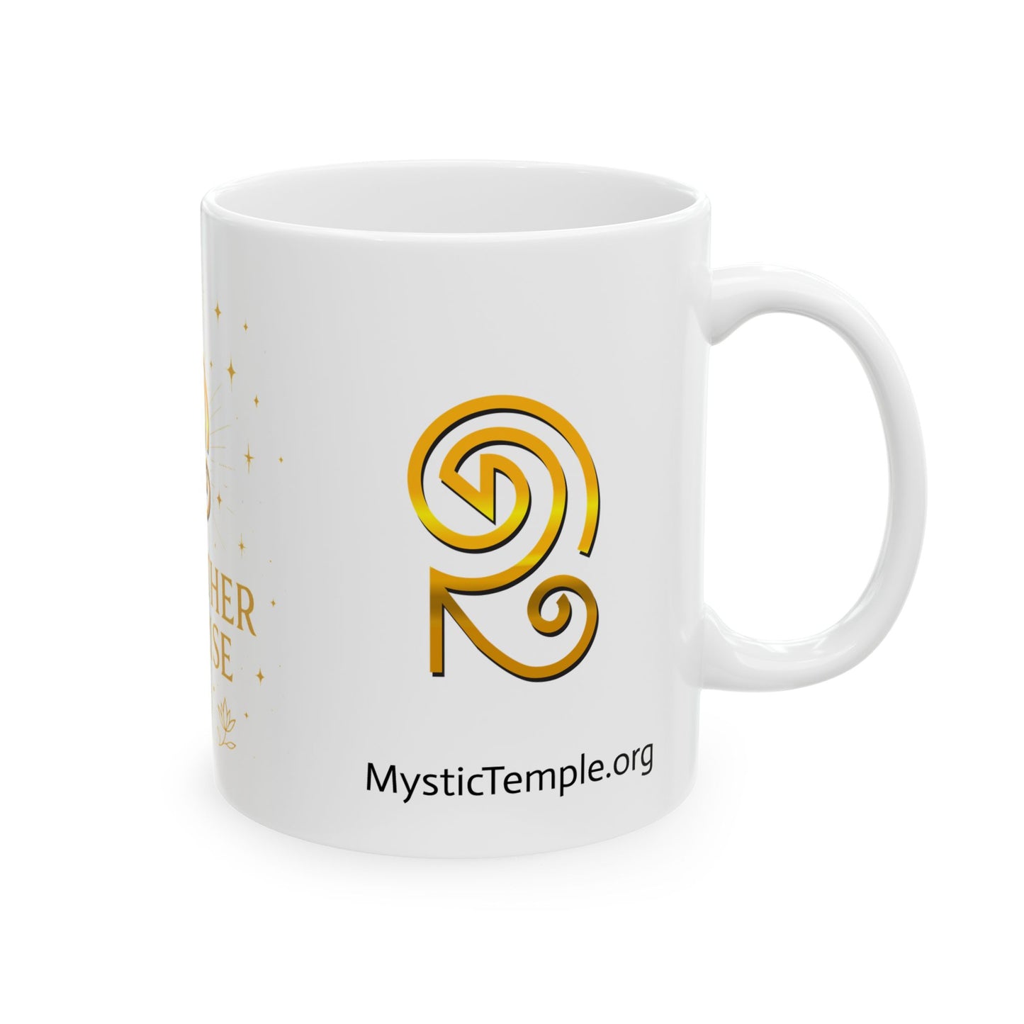 Inspirational Ceramic Mug - "Together We Rise" -Mystic Temple