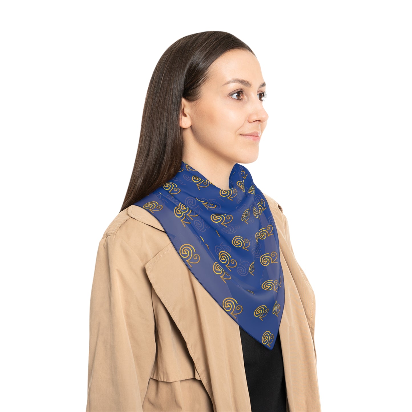 Mystic Temple Scarf - Book of Rasheeda Sigil (blue)