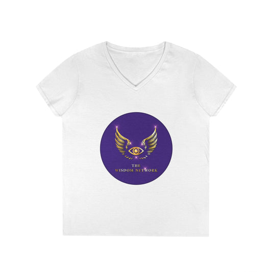 The Wisdom Network Ladies' V-Neck T-Shirt