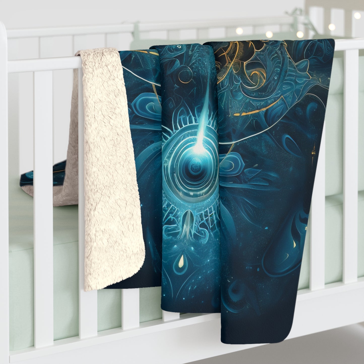 Enchanted Eye Sherpa Fleece Blanket