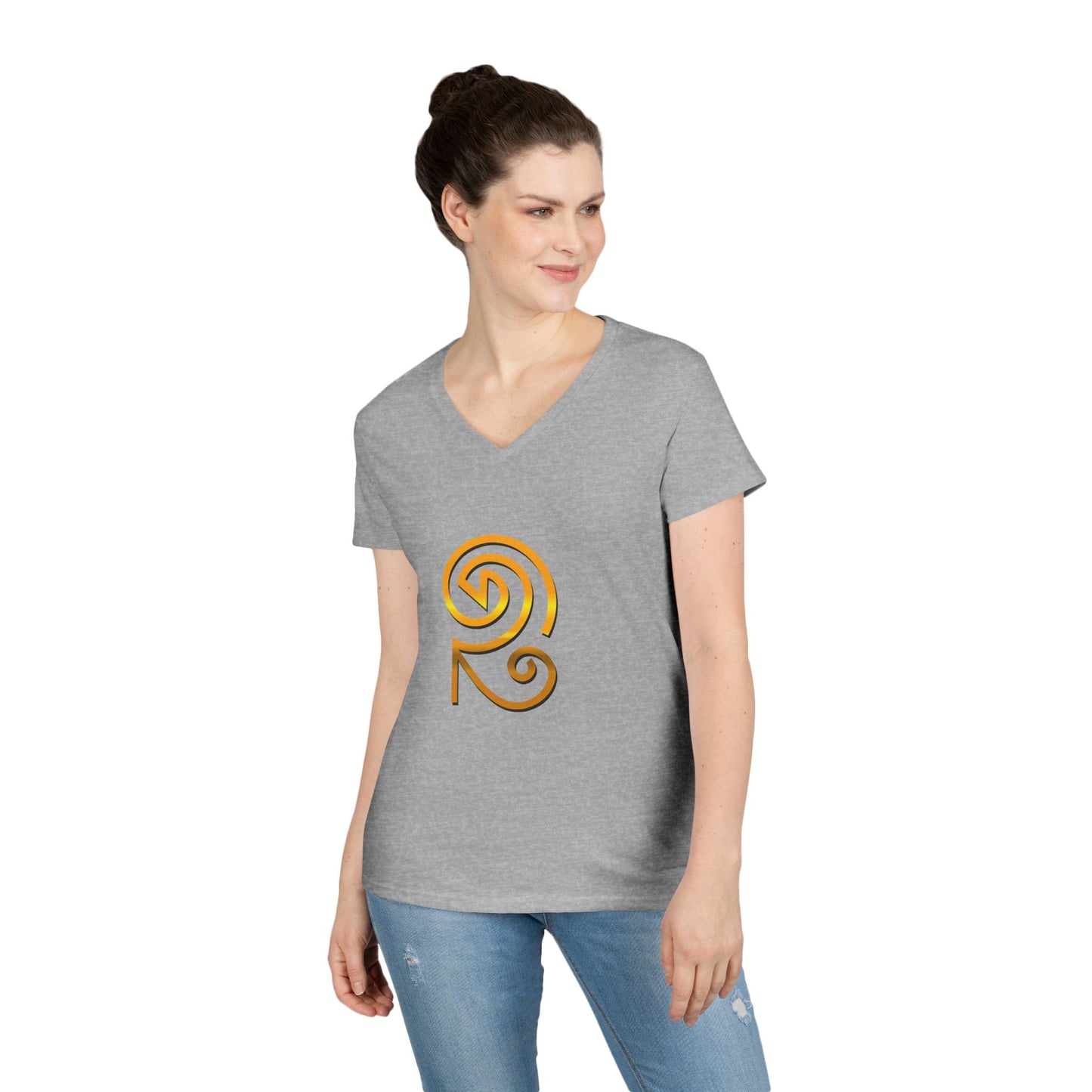 Book of Rasheeda Ladies' V-Neck T-Shirt - Mystic Temple