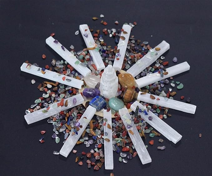 Healing Selenite Wands (2)
