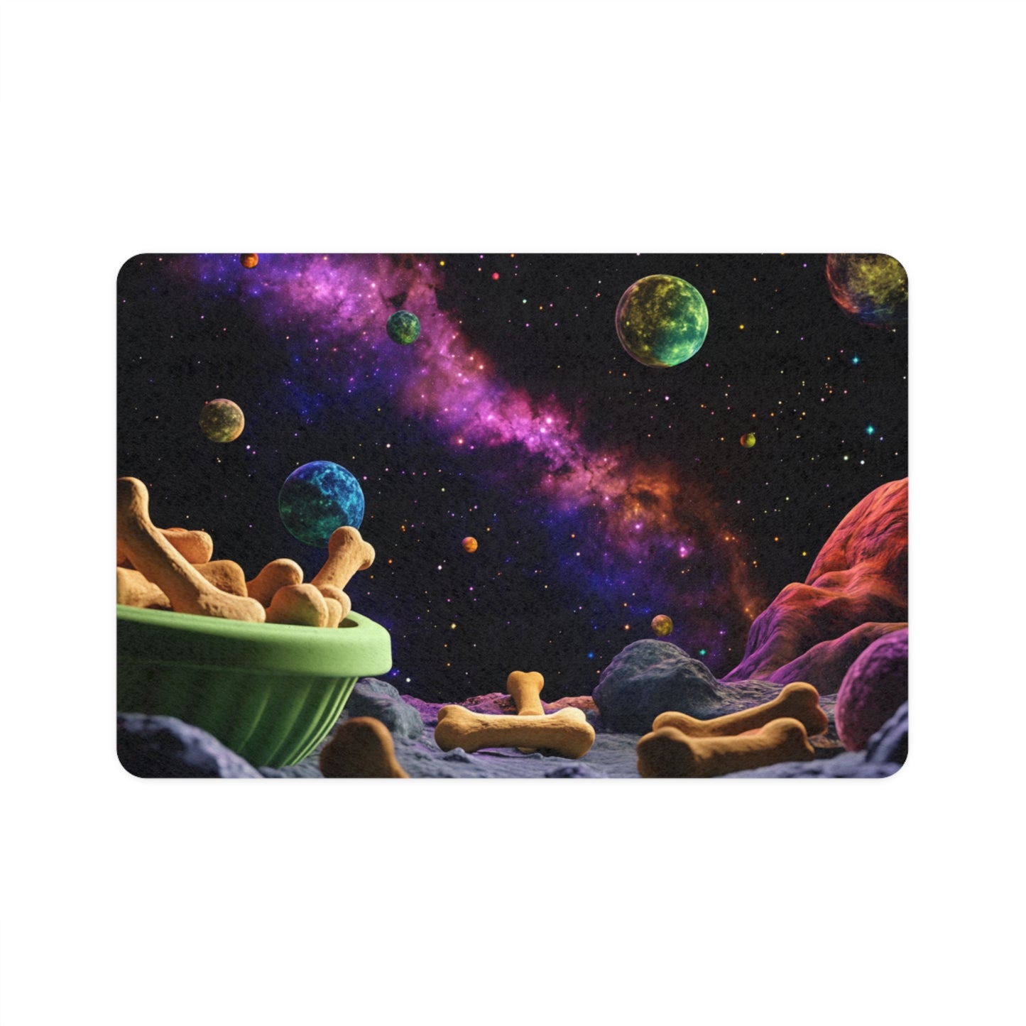 Spiritual Dog Pet Food Mat (12x18)