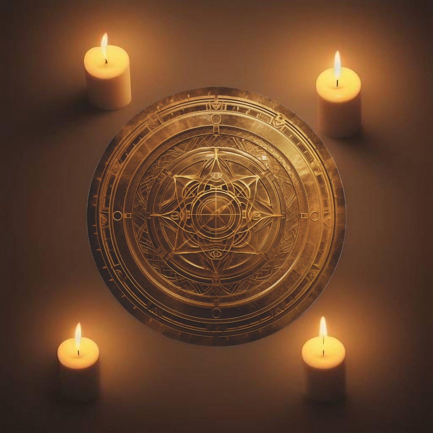 Portal to the Ancestors Round Cermony/Ritual Rug