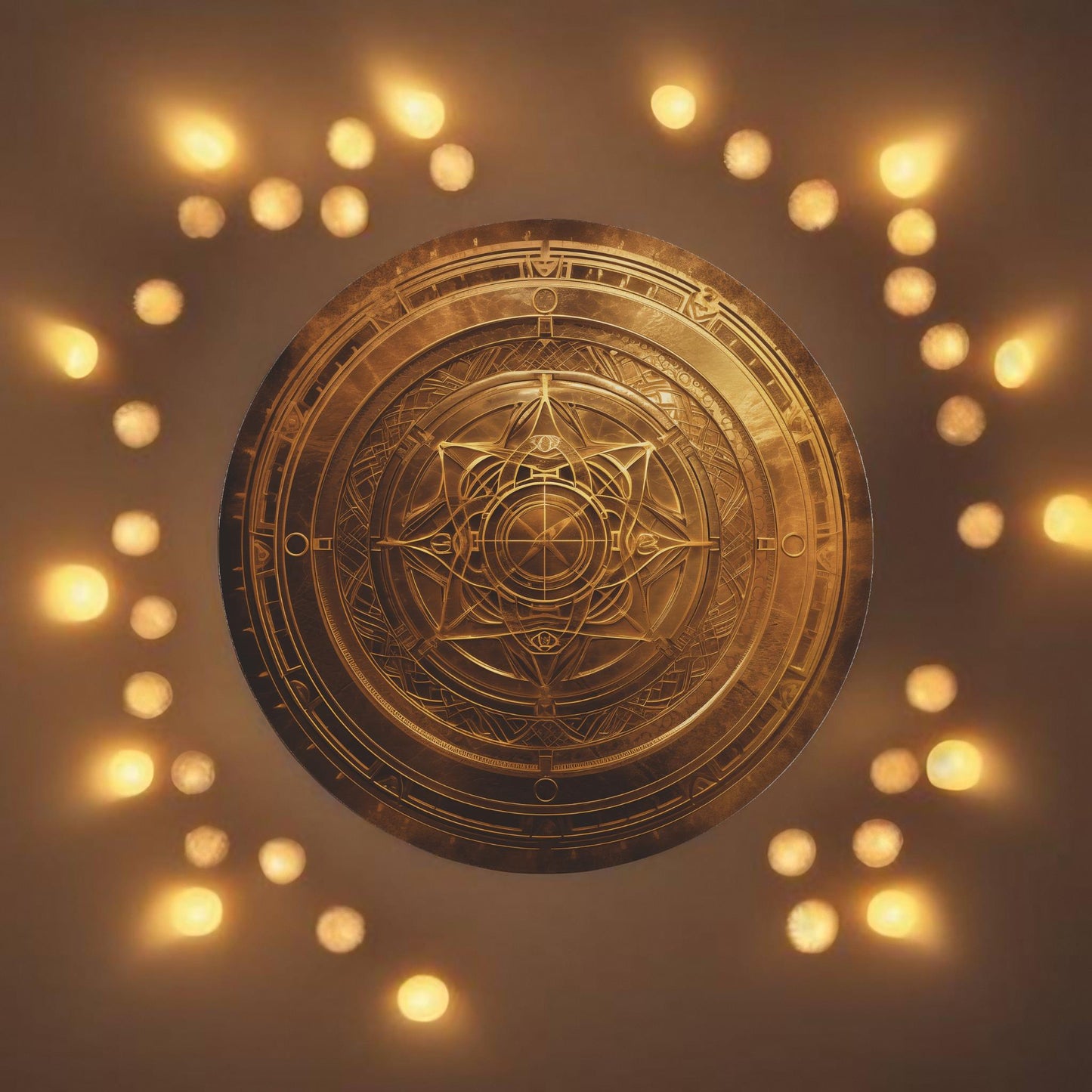 Portal to the Ancestors Round Cermony/Ritual Rug