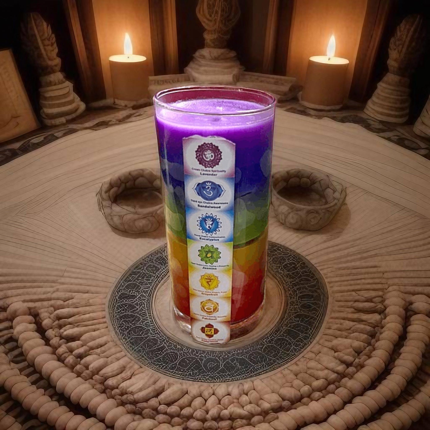 7 Charka Healing Candle (Scented)