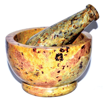 Soapstone mortar & pestle set