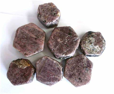 Raw Ruby- Hexegon (1lb)