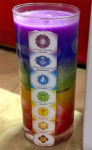 7 Charka Healing Candle (Scented)