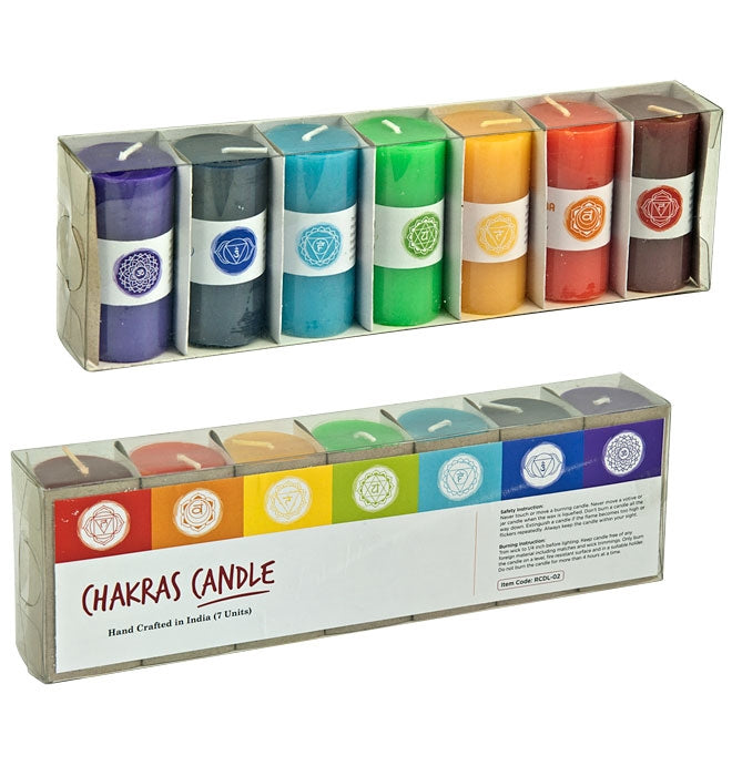 Healing Chakra Candle Gift Set (7 Candles)