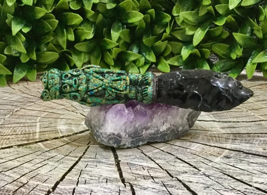 Mayan Obsidian Ritual Knife (Energy Clearing & Removal)
