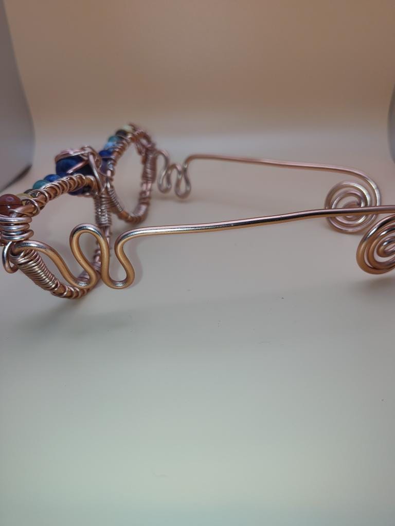 Custom, Handmade Crystal Eyeglasses (cat eye)- Psychic Energy
