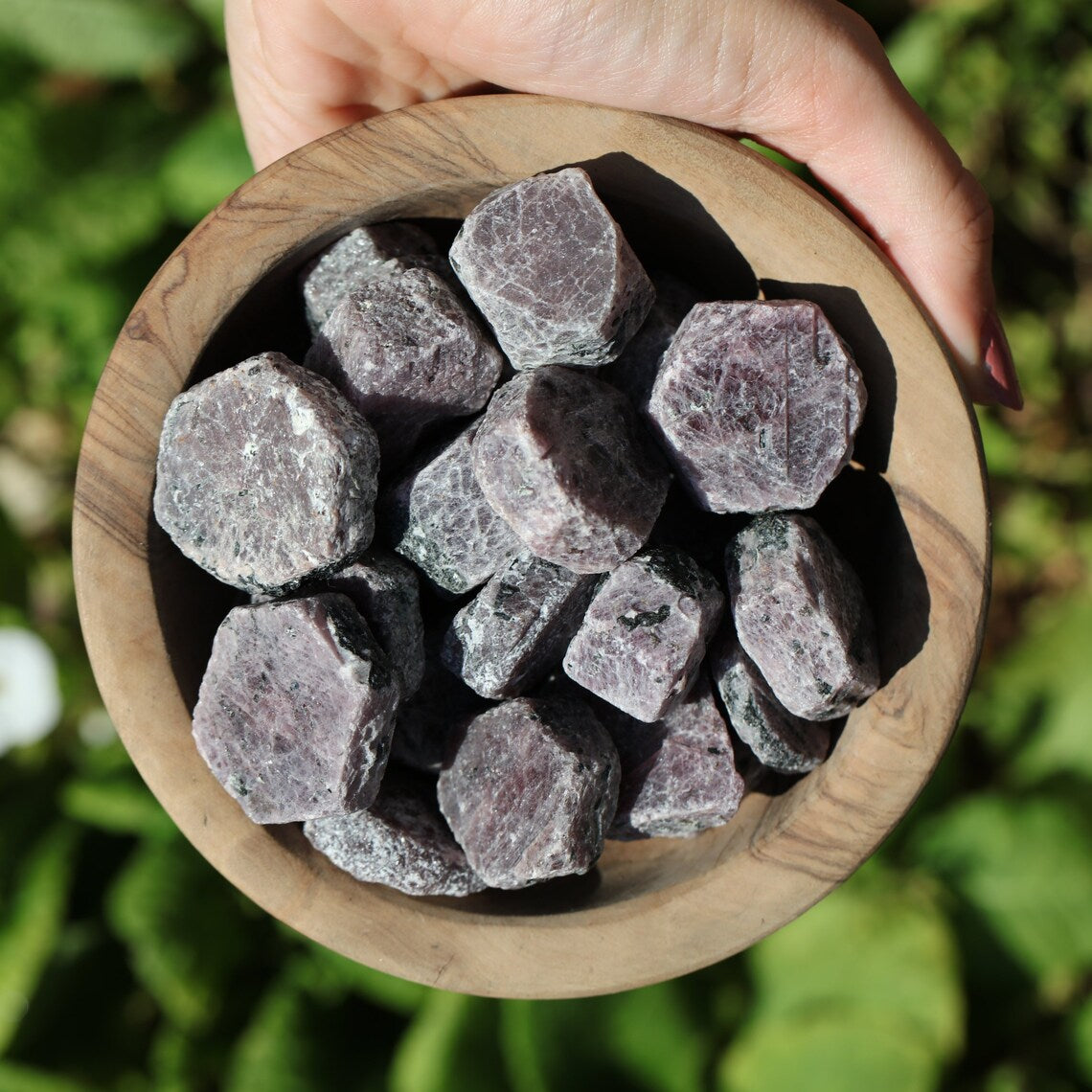 Raw Ruby- Hexegon (1lb)