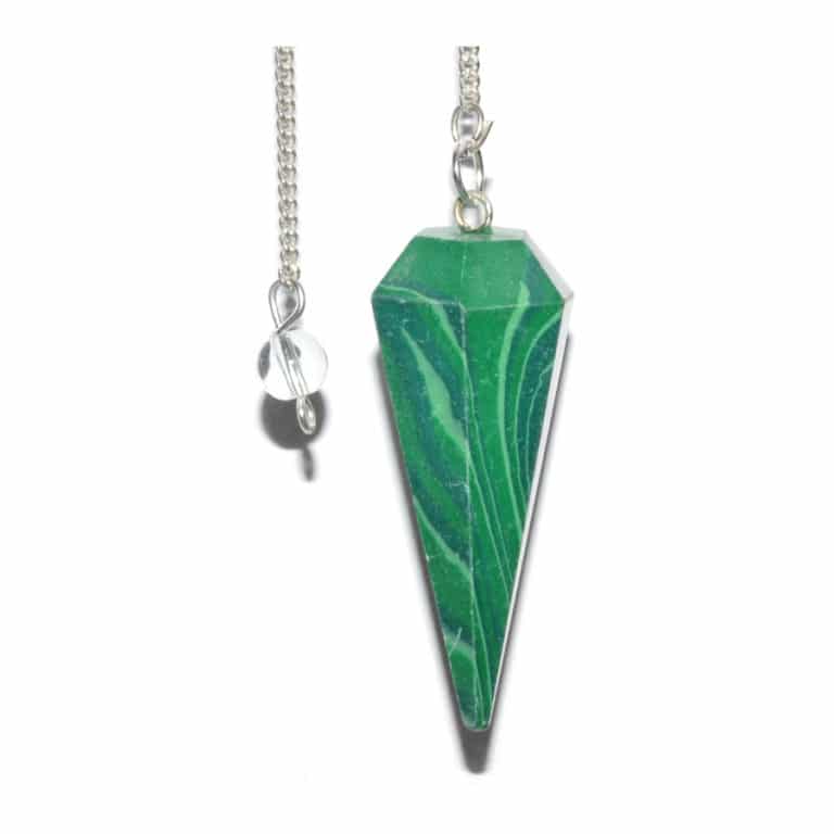 Malachite pendulum