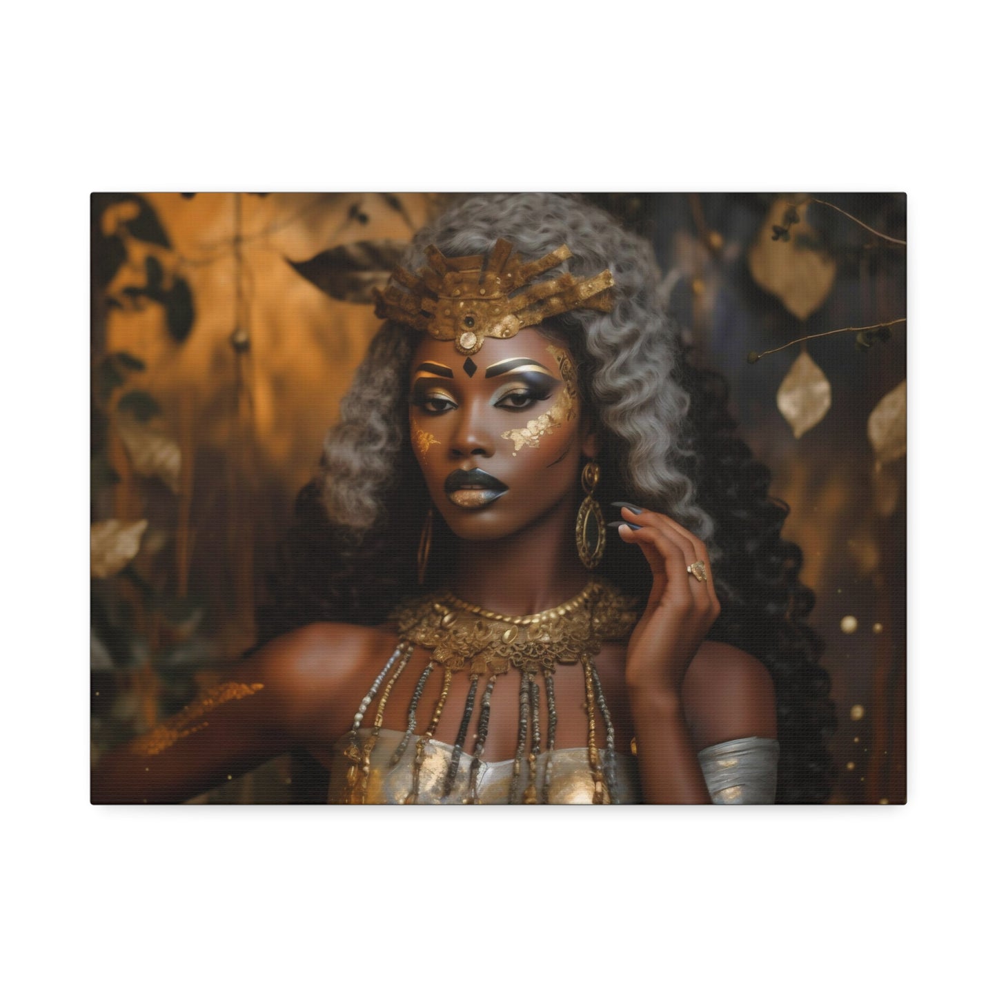 Sacred Metal Goddess Series #4 Canvas