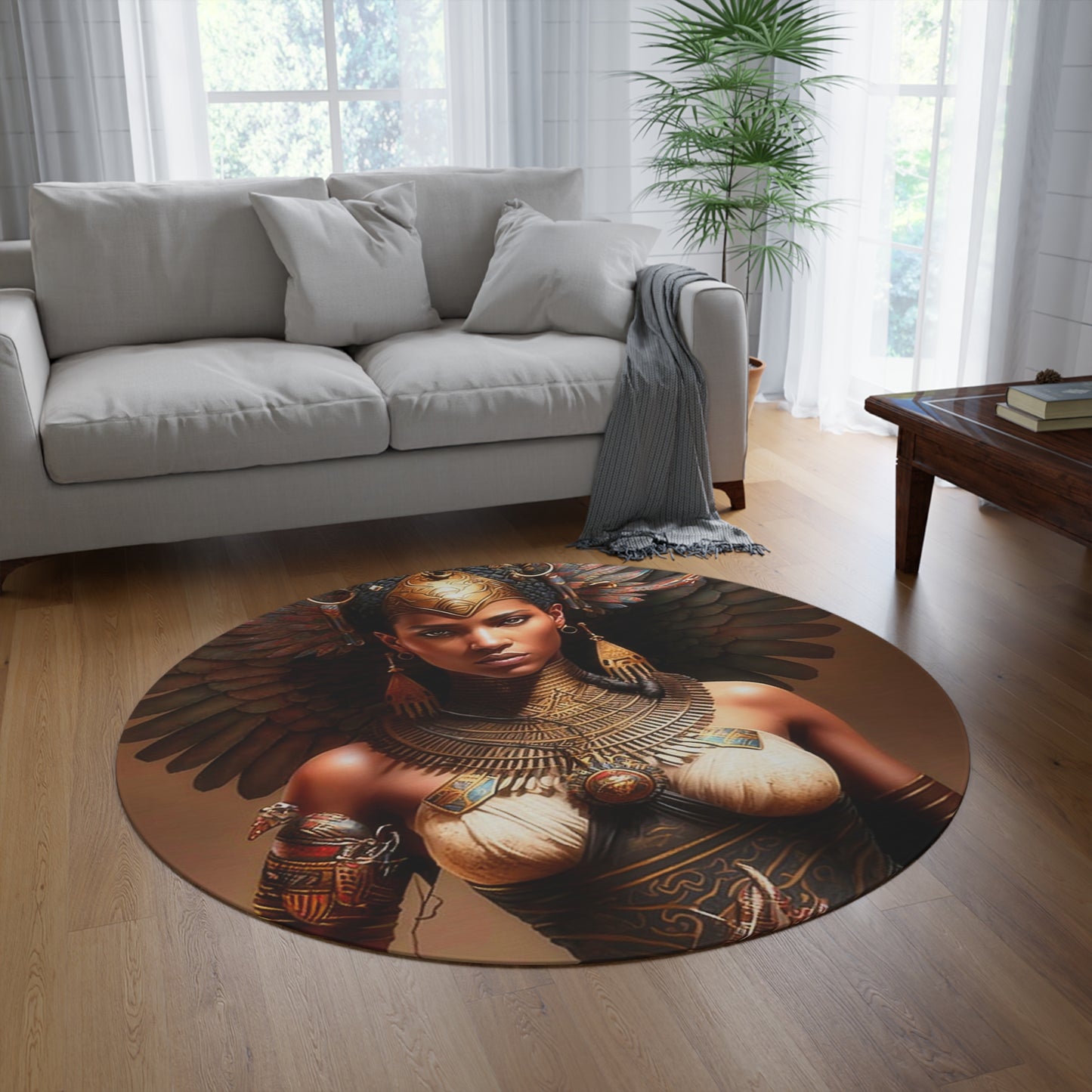 Isis/Auset Round Meditation/Ritual Rug