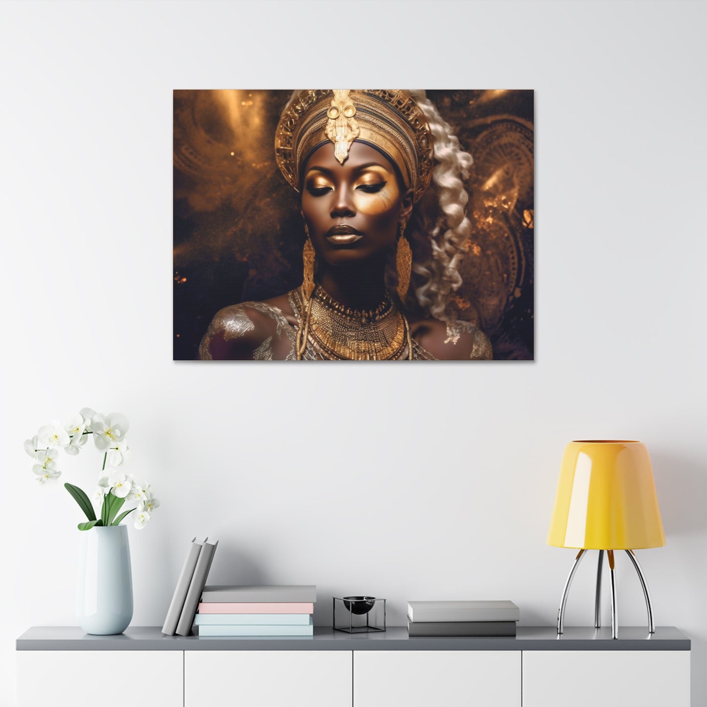 Sacred Metal Goddess Series #2 Canvas