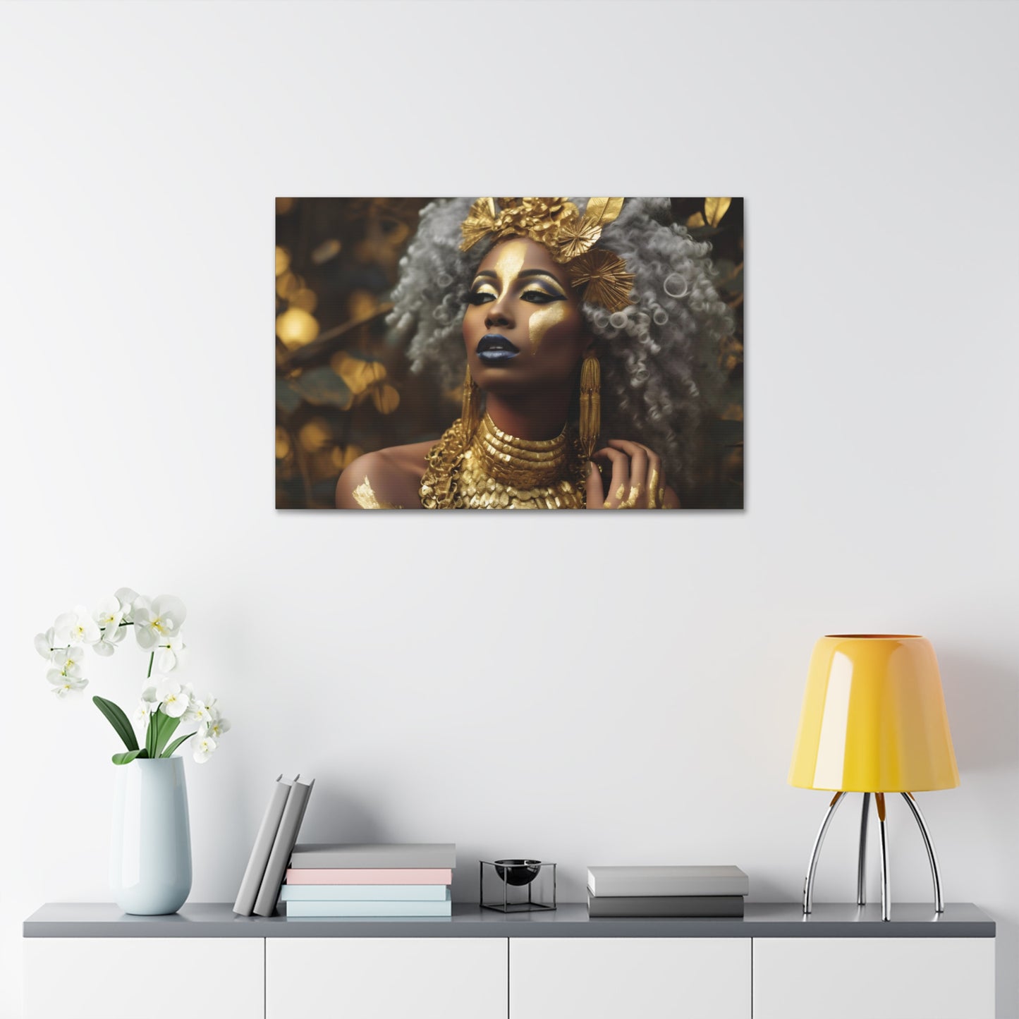 Sacred Metal Goddess Series #3 Canvas