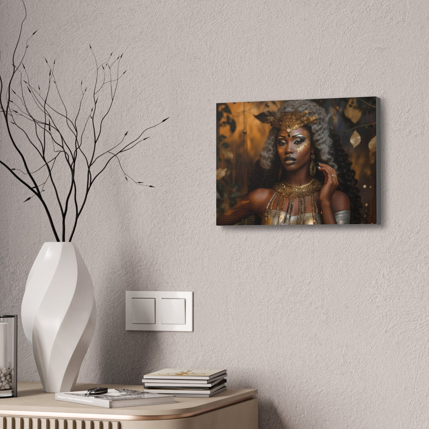 Sacred Metal Goddess Series #4 Canvas