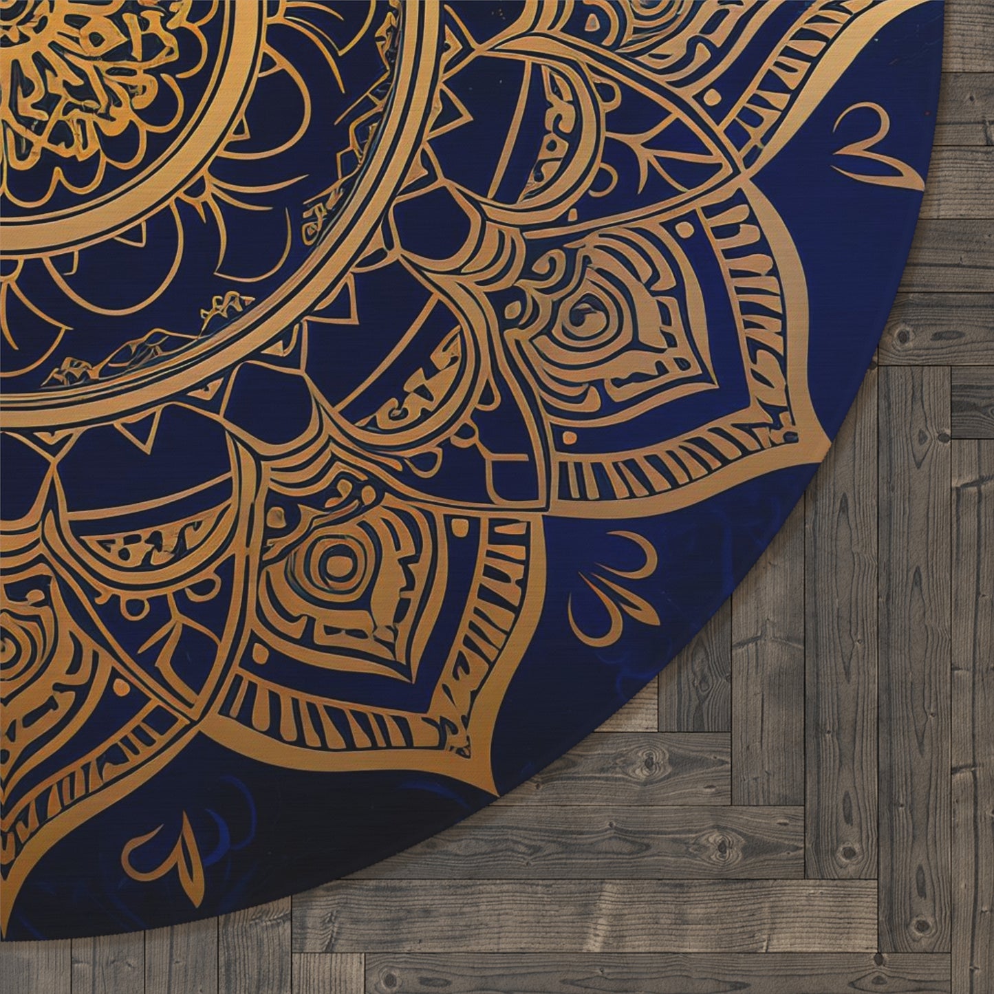 Mandala Round Meditation/Ritual Rug