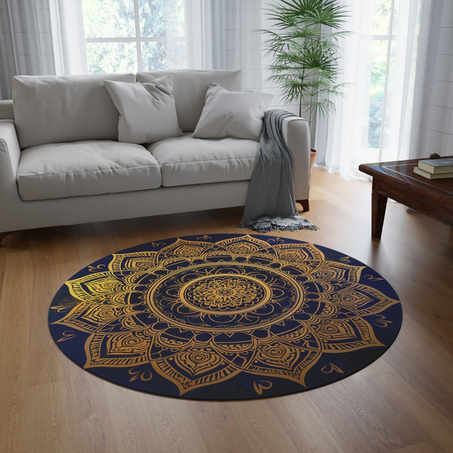 Mandala Round Meditation/Ritual Rug