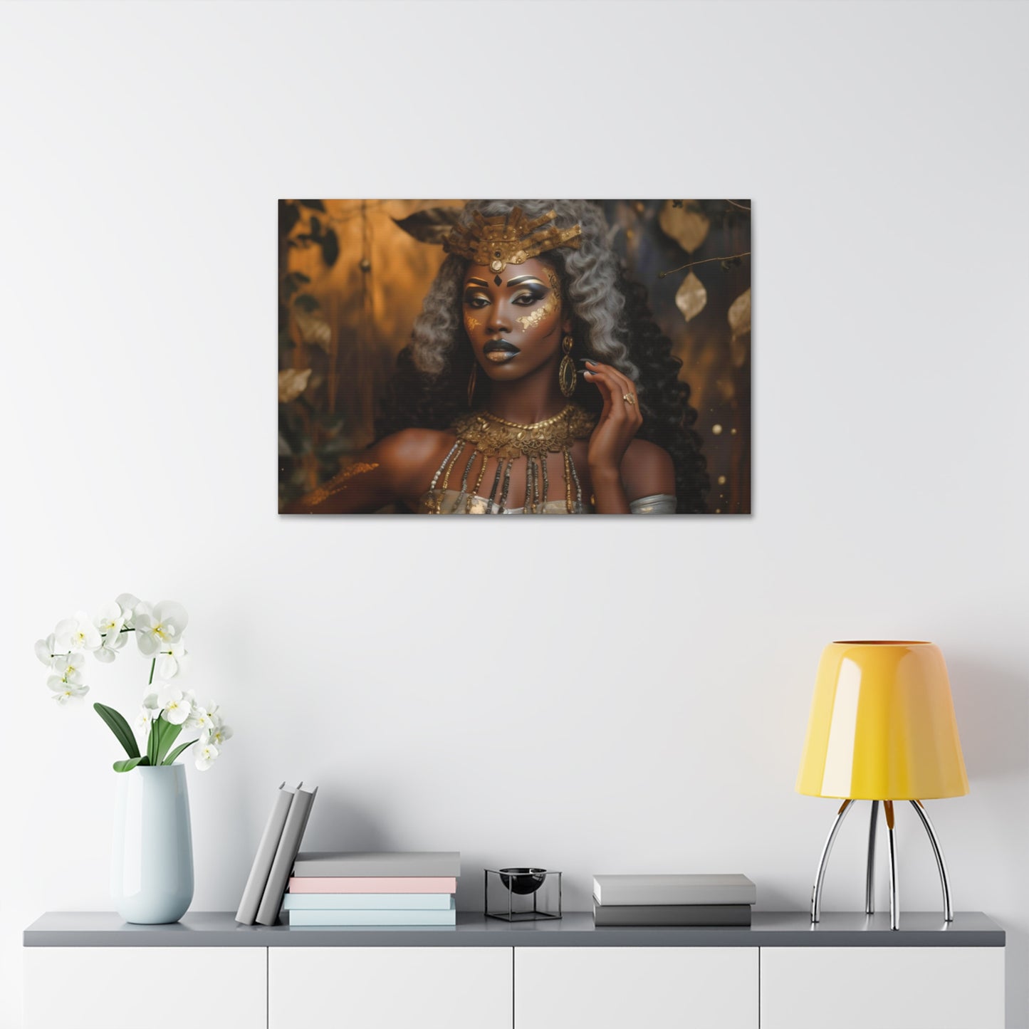 Sacred Metal Goddess Series #4 Canvas