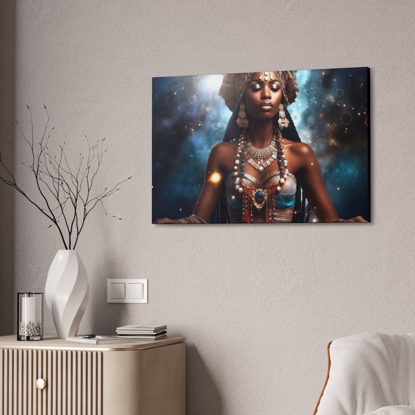 Godden of the Heavens Canvas