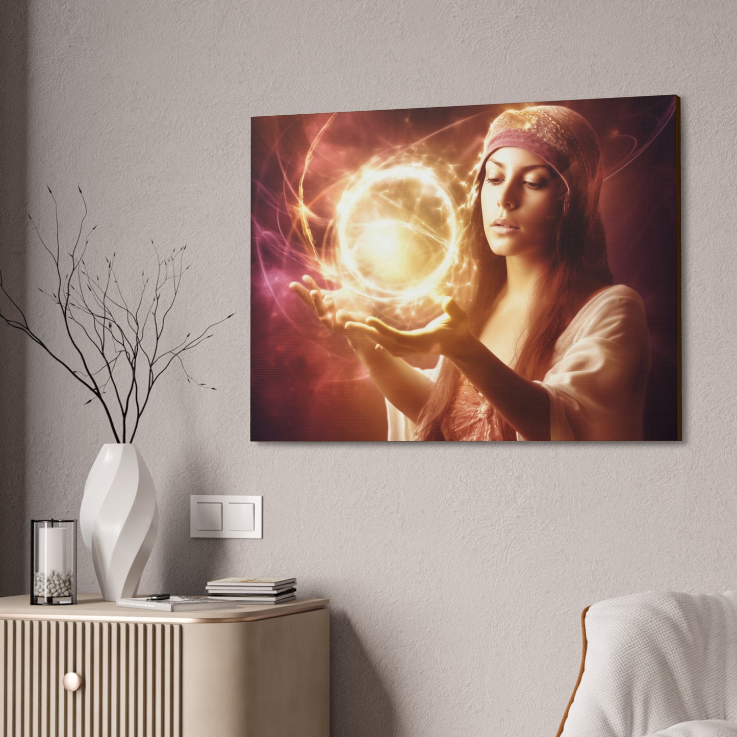 Holding the Light 2 Canvas