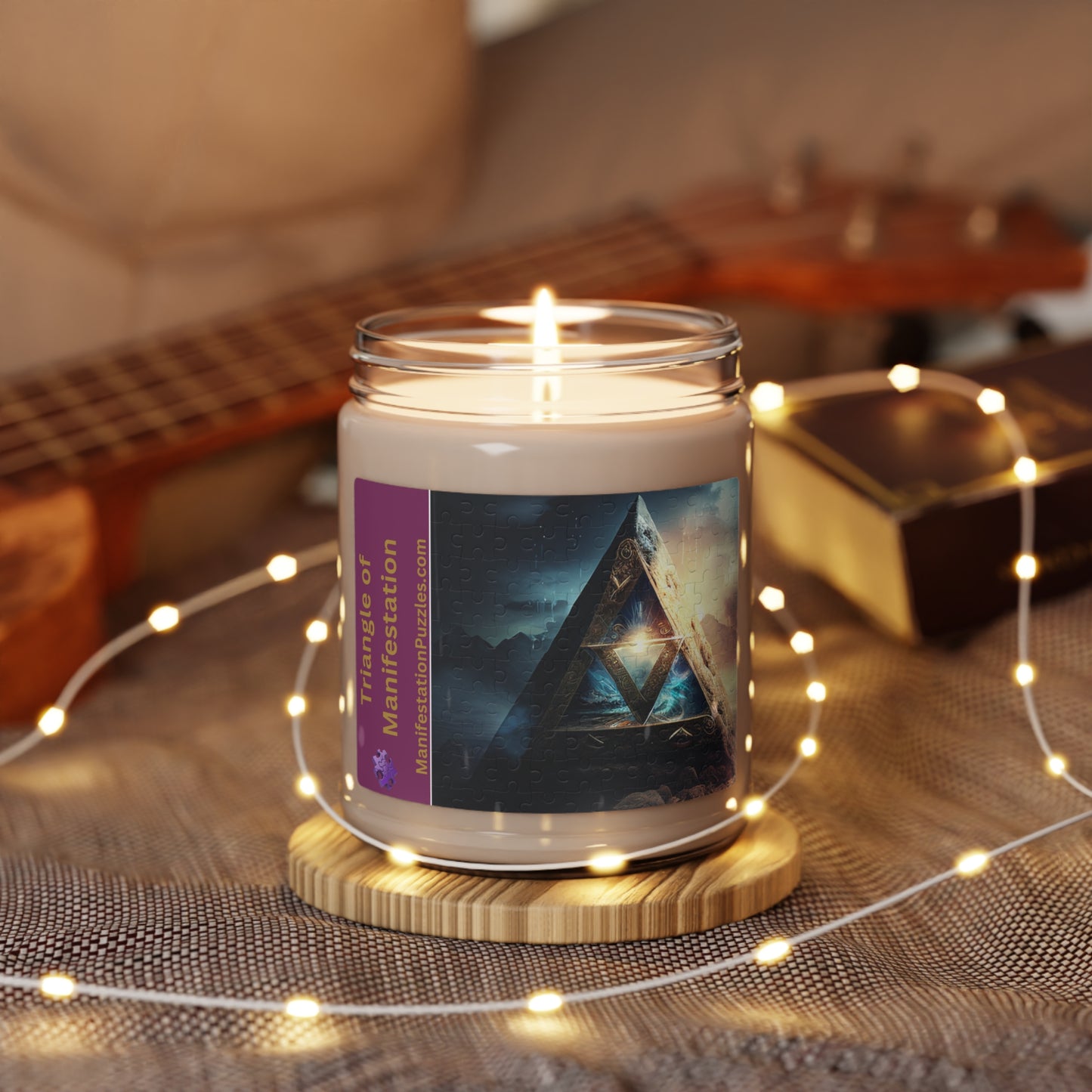 Triangle of Manifestation Candle, 9oz