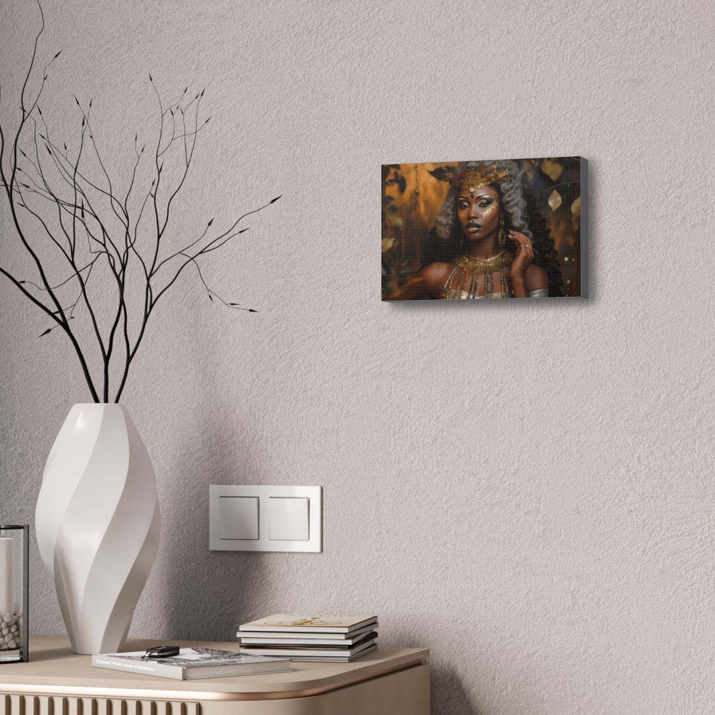 Sacred Metal Goddess Series #4 Canvas