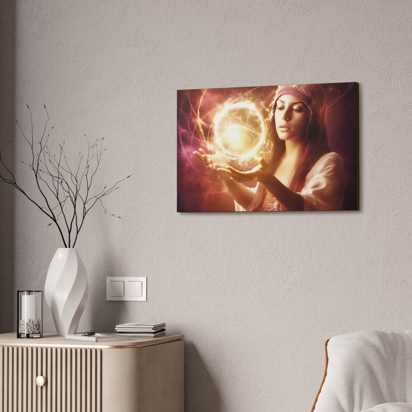 Holding the Light 2 Canvas