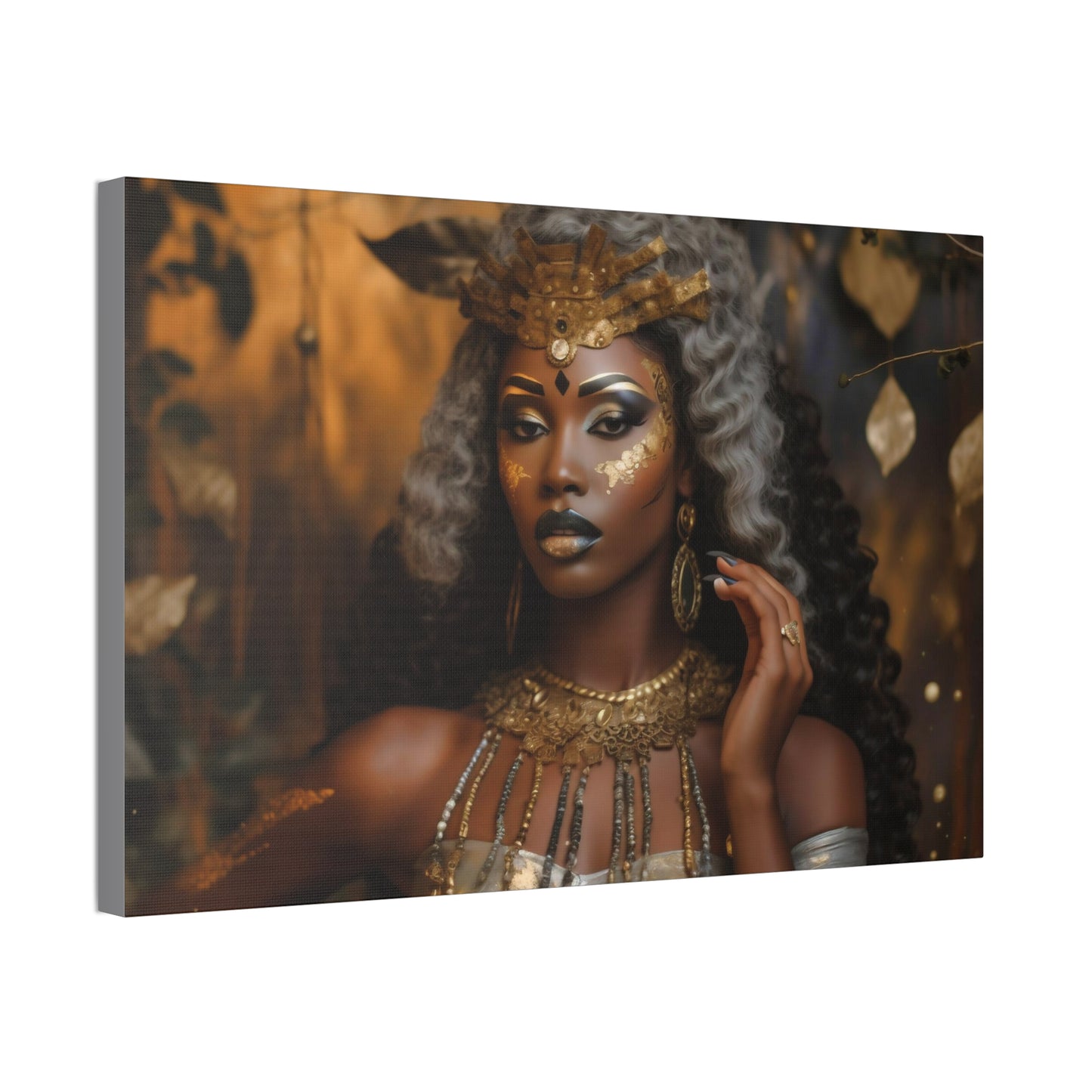 Sacred Metal Goddess Series #4 Canvas