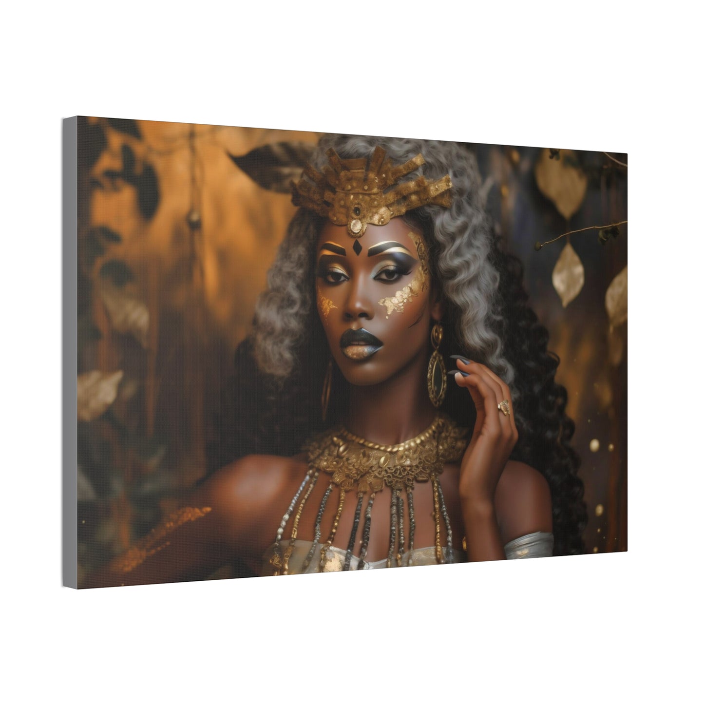 Sacred Metal Goddess Series #4 Canvas