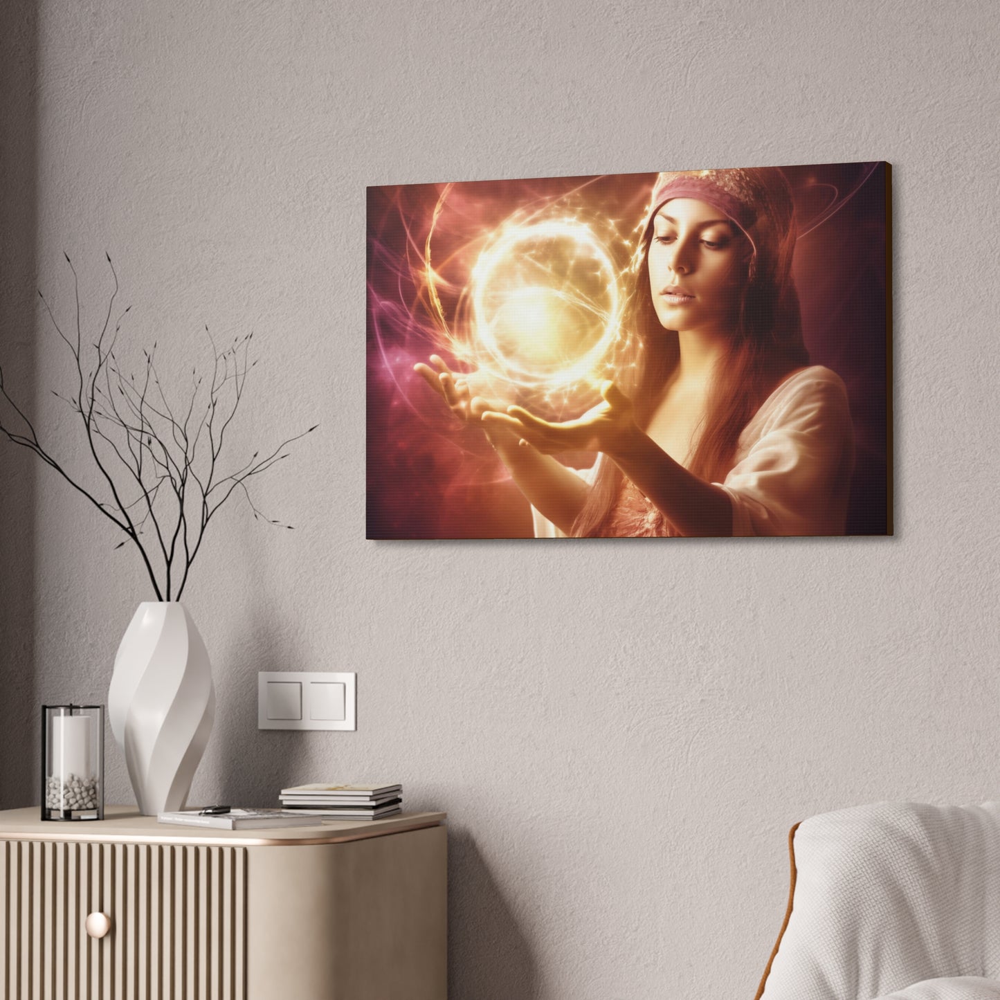 Holding the Light 2 Canvas