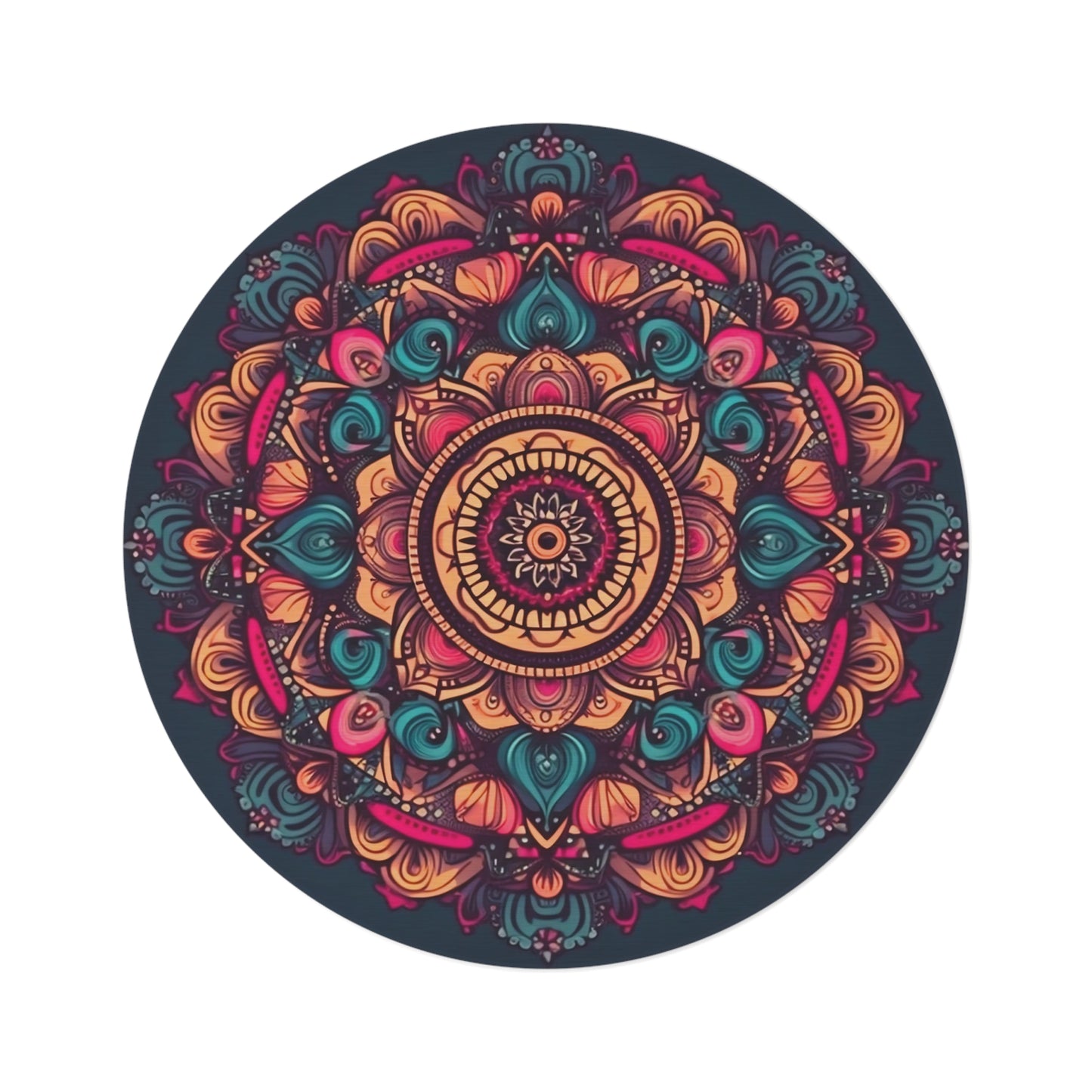 Mandala Round Meditation/Ritual Rug