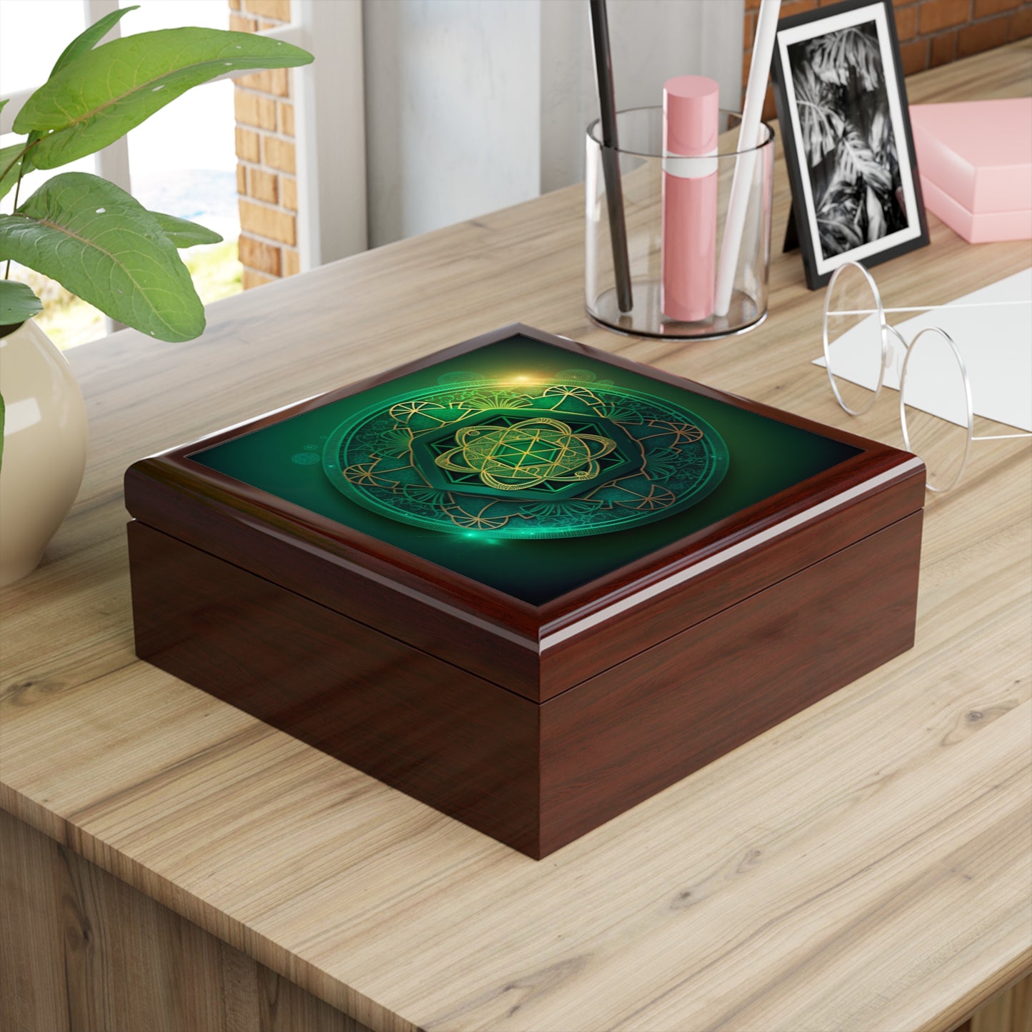 Crystal Amplifier Box- Sacred Geometry 2