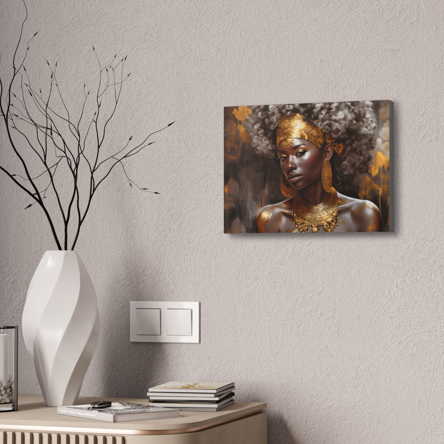 Sacred Metal Goddess Series #1 Canvas