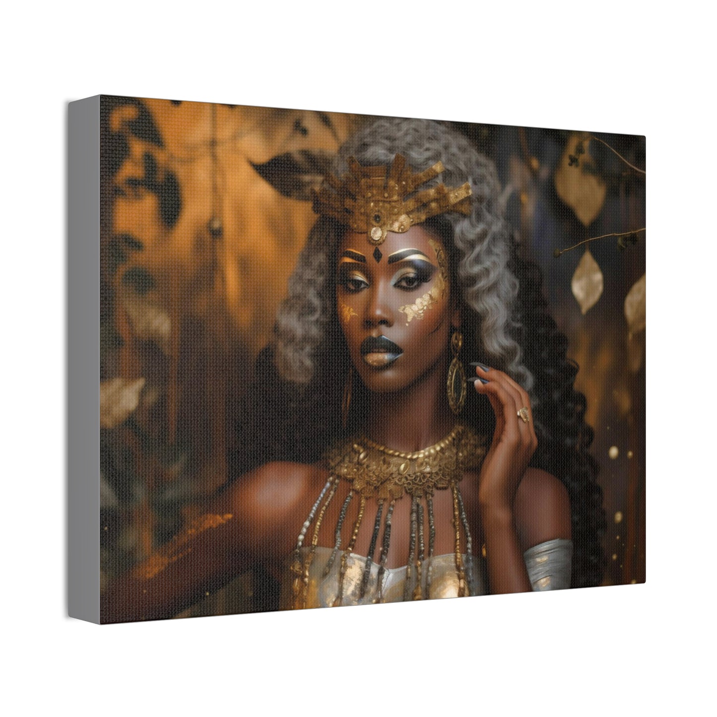 Sacred Metal Goddess Series #4 Canvas