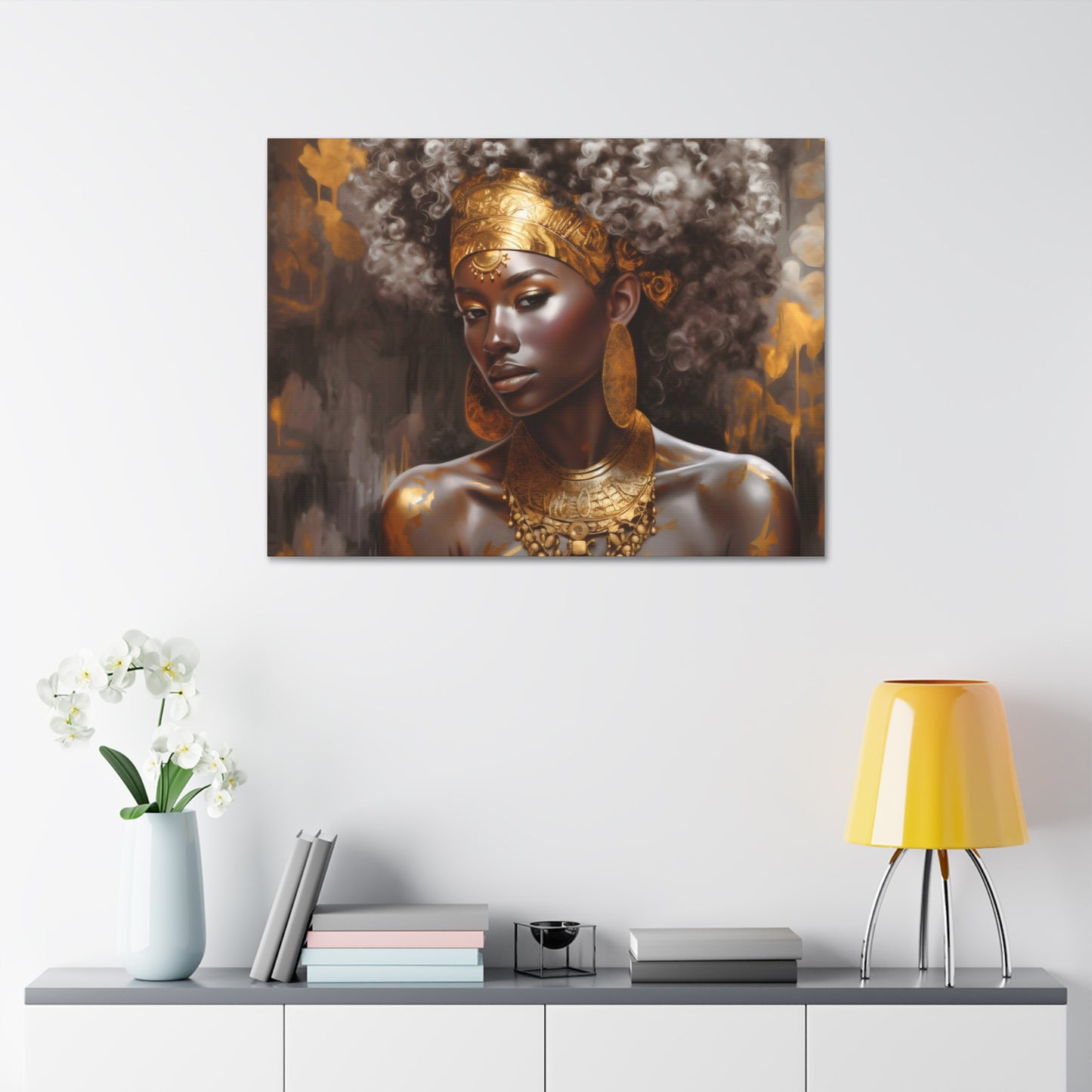 Sacred Metal Goddess Series #1 Canvas