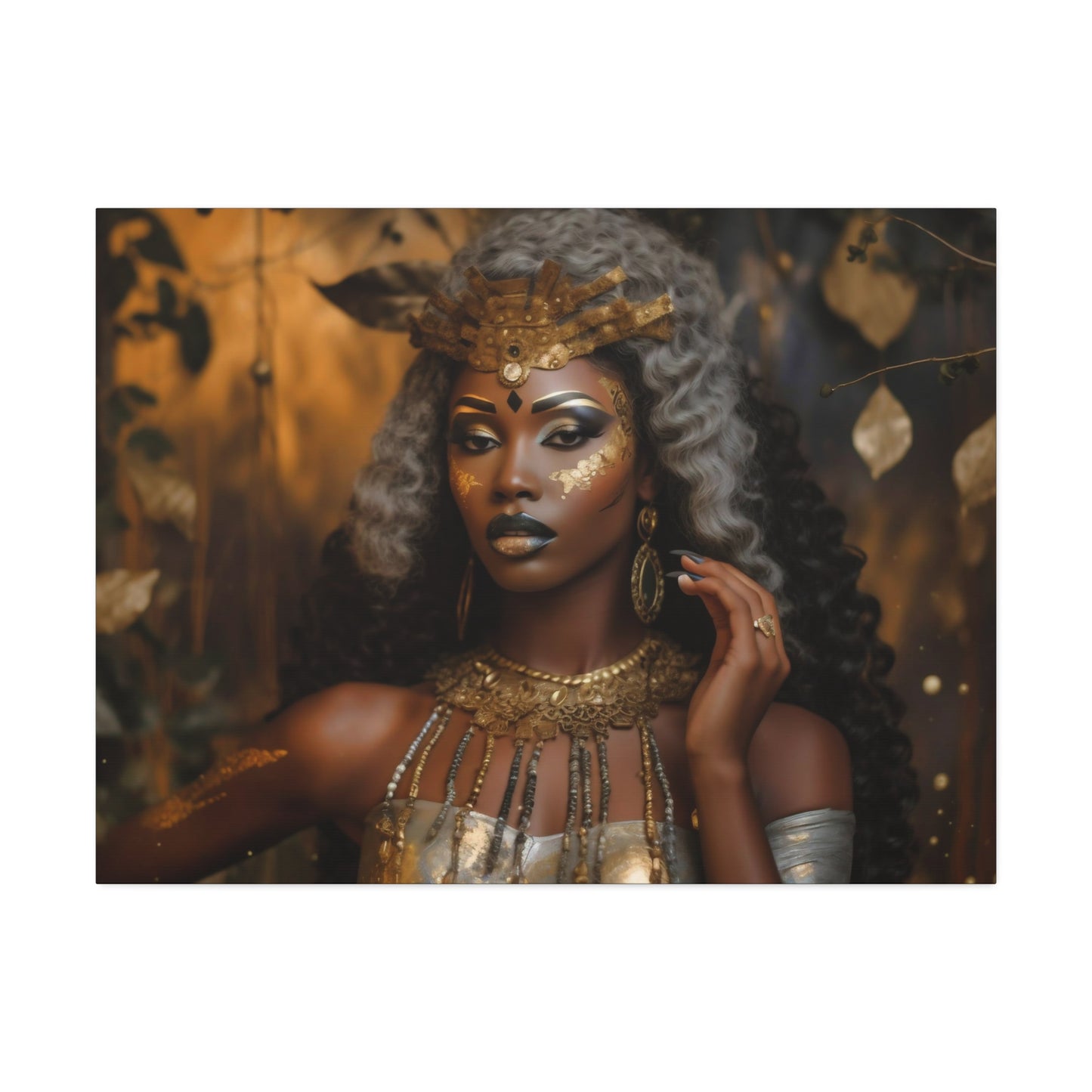 Sacred Metal Goddess Series #4 Canvas