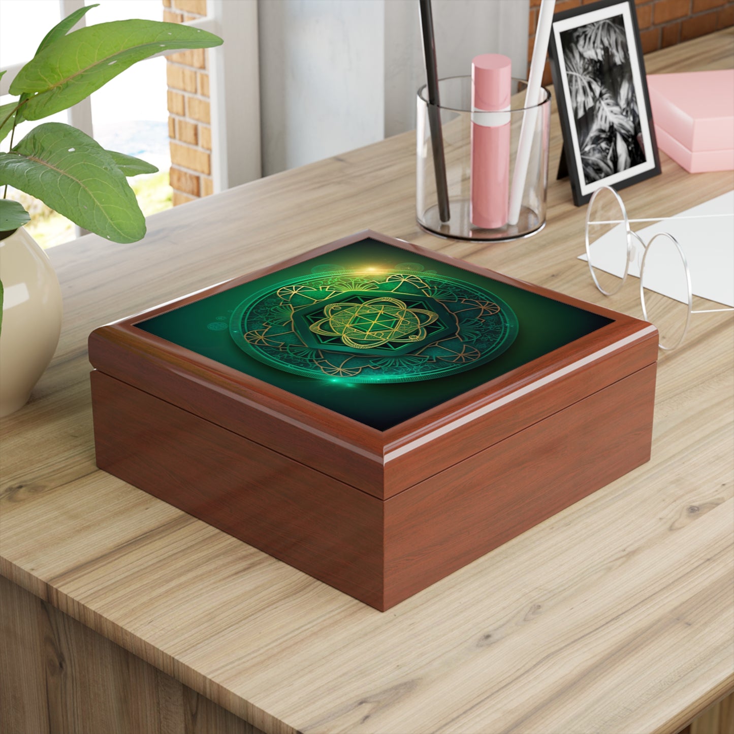 Crystal Amplifier Box- Sacred Geometry 2