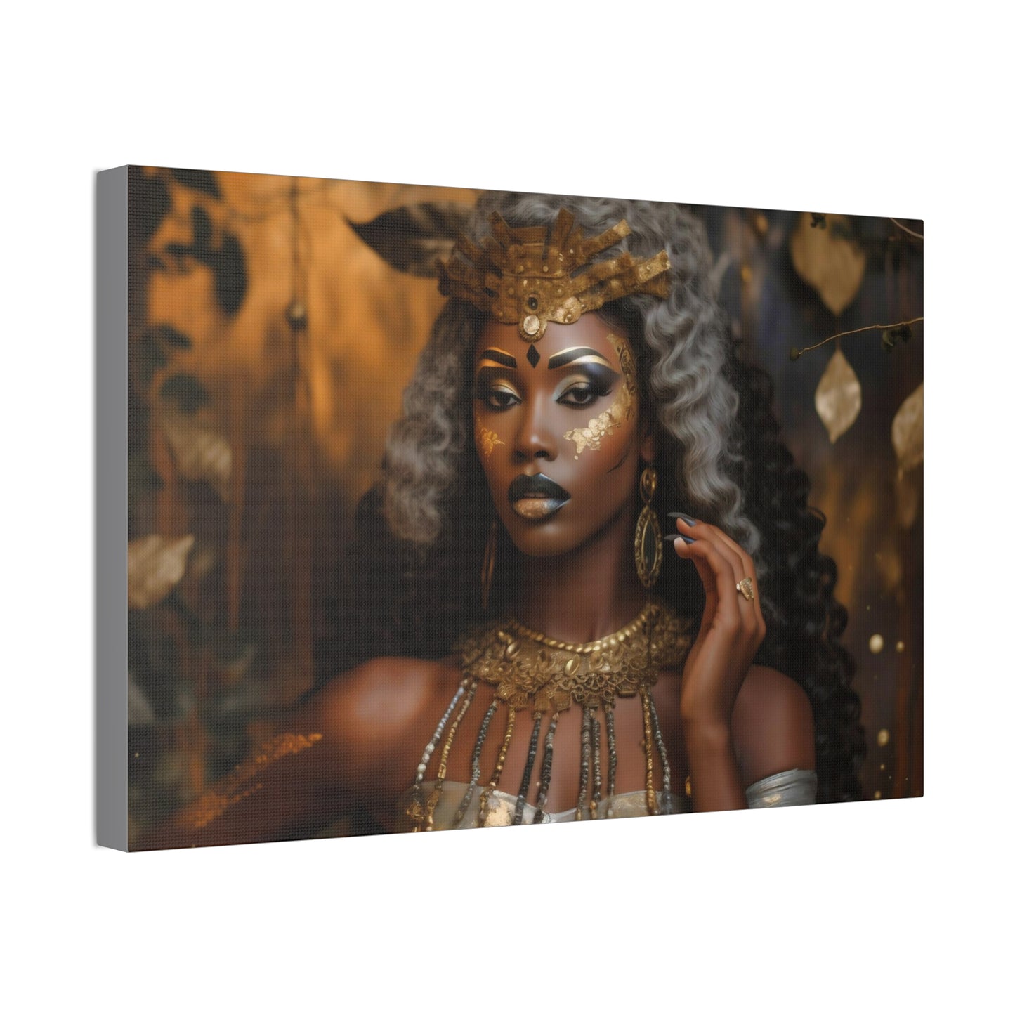 Sacred Metal Goddess Series #4 Canvas