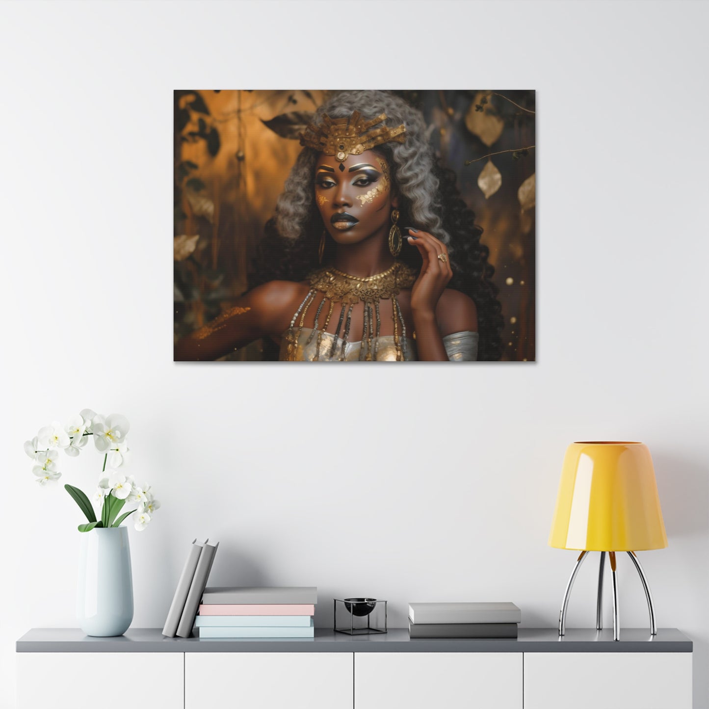 Sacred Metal Goddess Series #4 Canvas