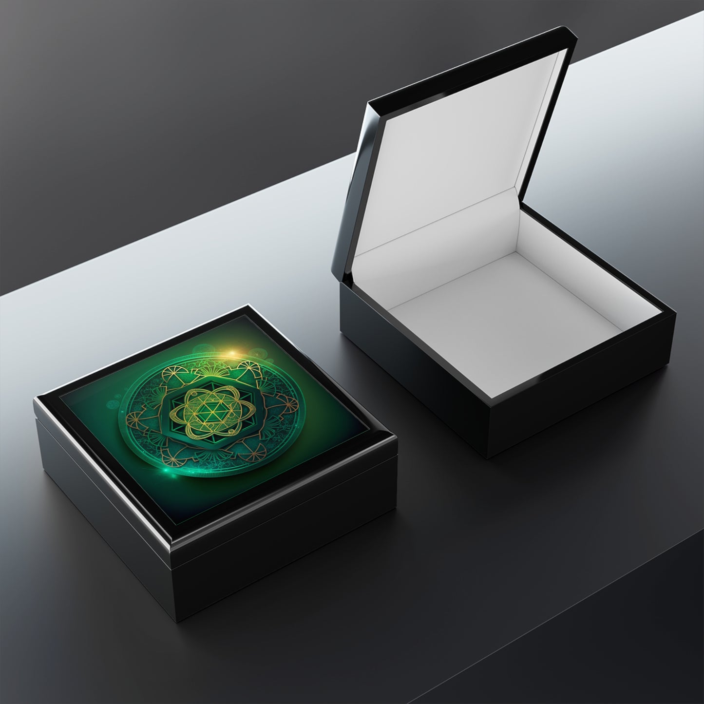Crystal Amplifier Box- Sacred Geometry 2