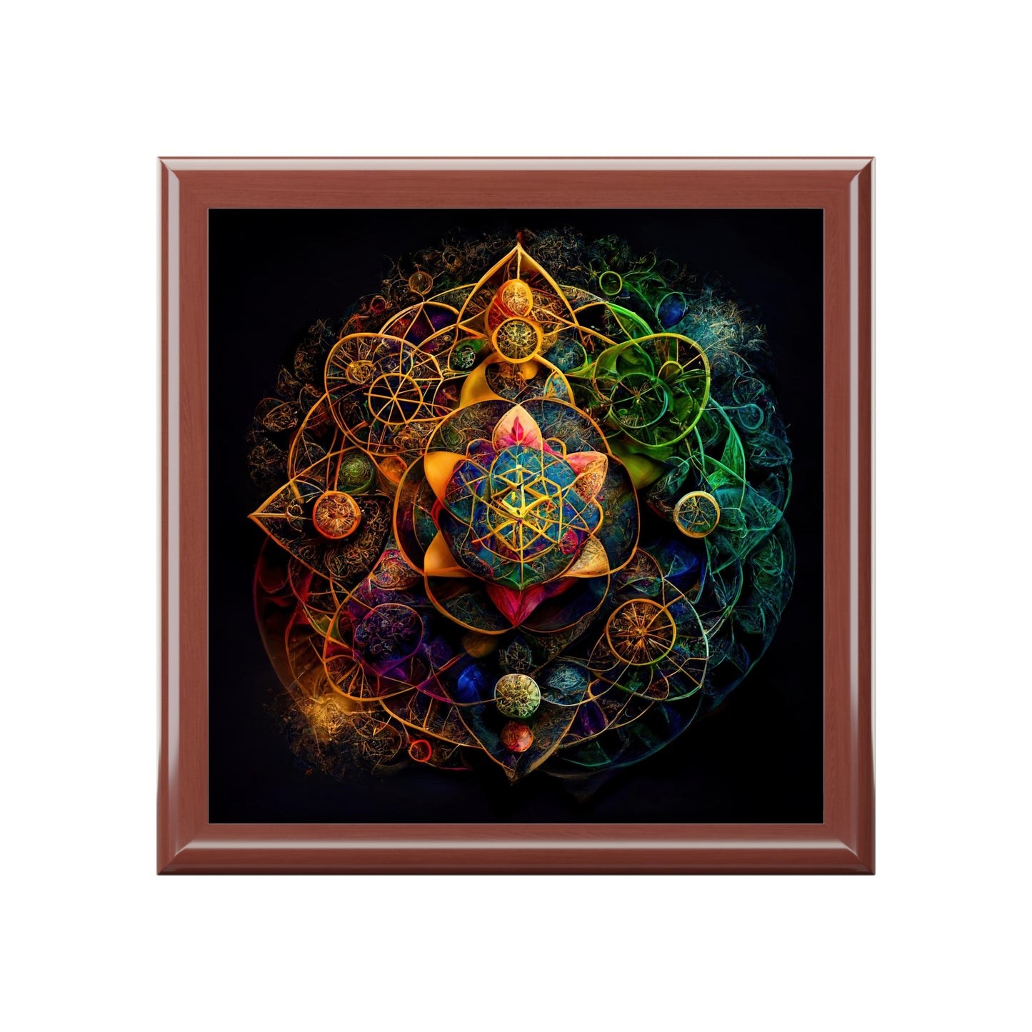 Crystal Amplifier Box -Sacred Geometry