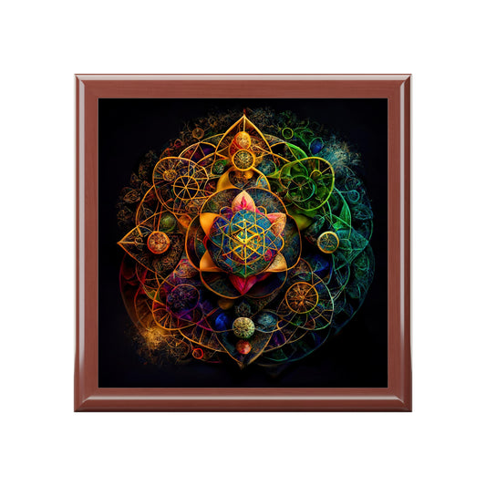 Crystal Amplifier Box -Sacred Geometry