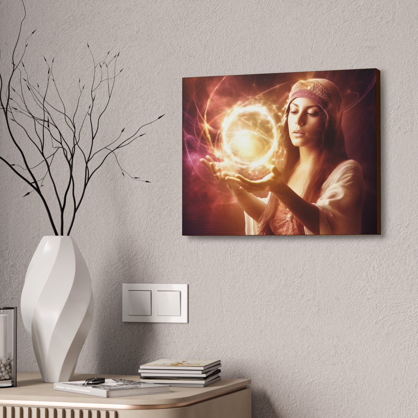 Holding the Light 2 Canvas